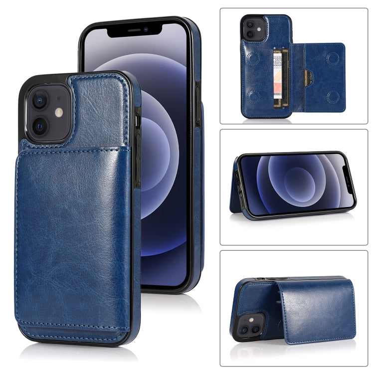 Shockproof PU + TPU Protective Case with Card Slots & Holder