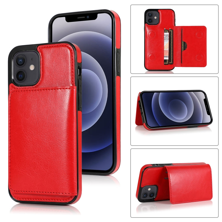 Shockproof PU + TPU Protective Case with Card Slots & Holder