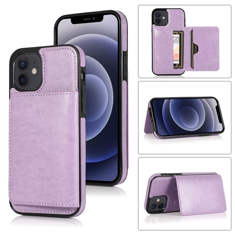 Shockproof PU + TPU Protective Case with Card Slots & Holder