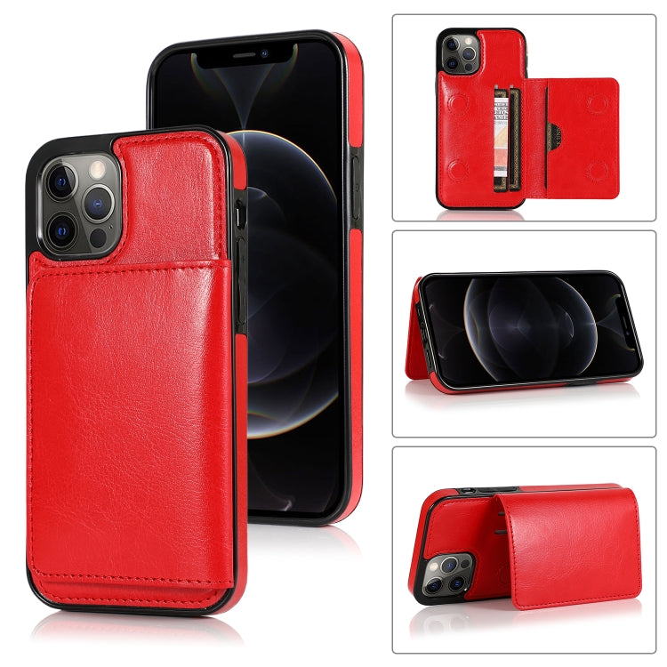 Shockproof PU + TPU Protective Case with Card Slots & Holder