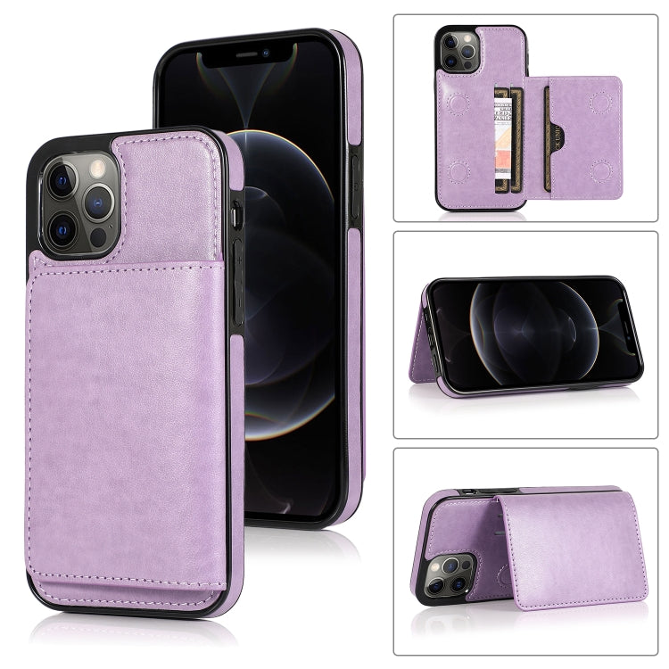 Shockproof PU + TPU Protective Case with Card Slots & Holder
