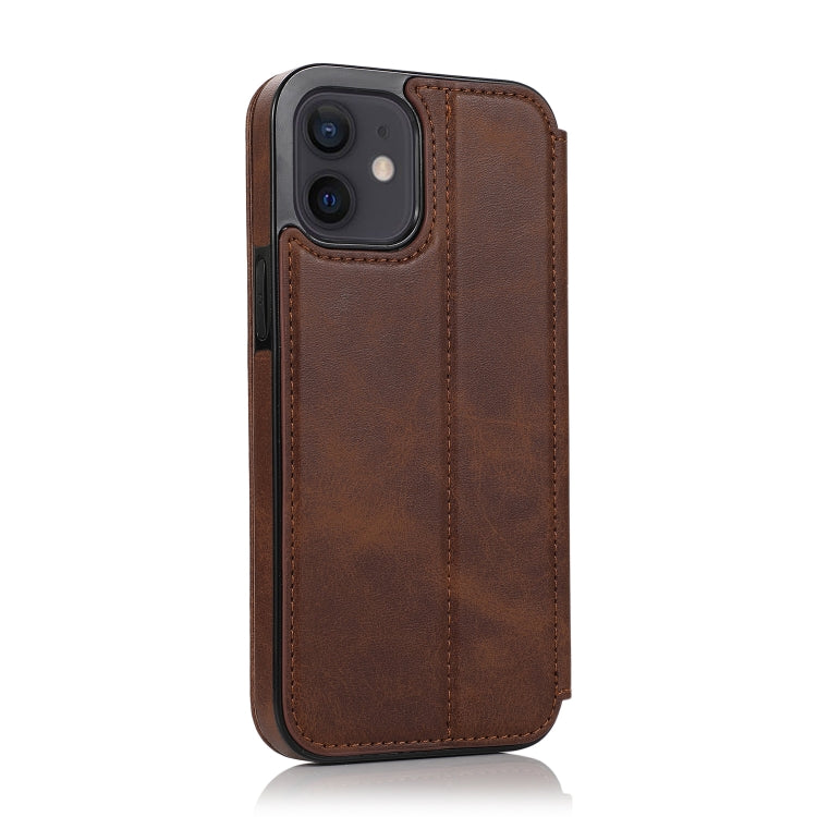 Strong Magnetic Closure PU + TPU Leather Case with Card Slots & Holder