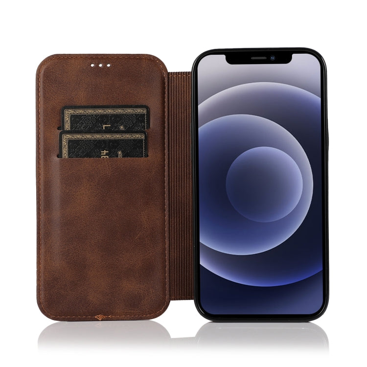 Strong Magnetic Closure PU + TPU Leather Case with Card Slots & Holder