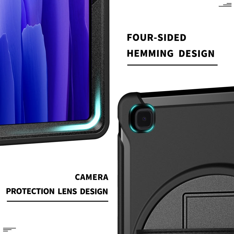 360 Degree Rotation PC + TPU Protective Case with Holder & Hand-strap & Pen Slot, For Samsung Galaxy Tab A7 (2020) T500/T505, For iPad Air 2022 / 2020 10.9, For iPad Air 2022 / 2020