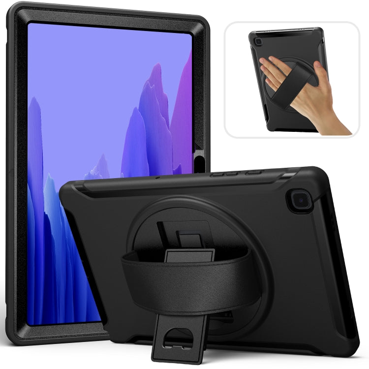360 Degree Rotation PC + TPU Protective Case with Holder & Hand-strap & Pen Slot, For Samsung Galaxy Tab A7 (2020) T500/T505, For iPad Air 2022 / 2020 10.9, For iPad Air 2022 / 2020