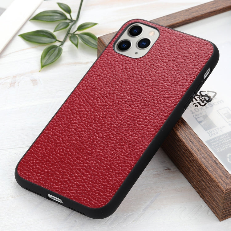 Litchi Texture Genuine Leather Folding Protective Case