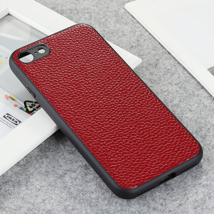 Litchi Texture Genuine Leather Folding Protective Case