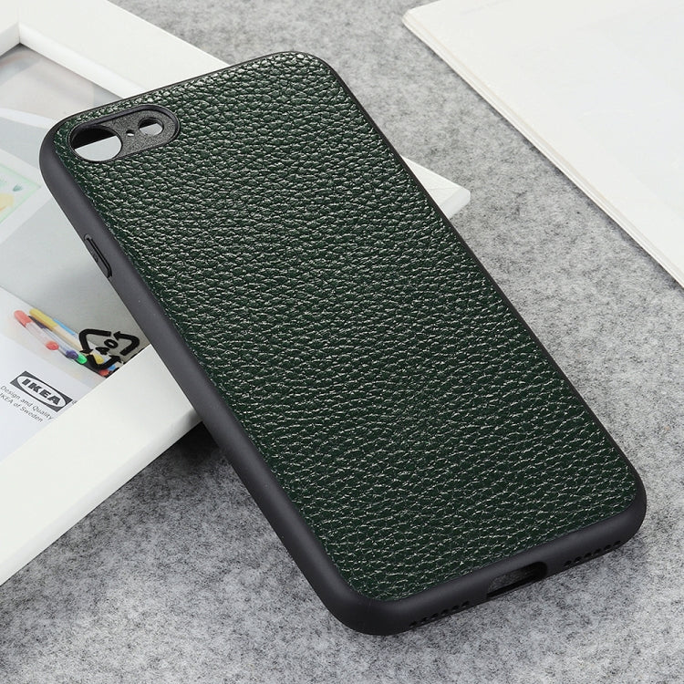Litchi Texture Genuine Leather Folding Protective Case