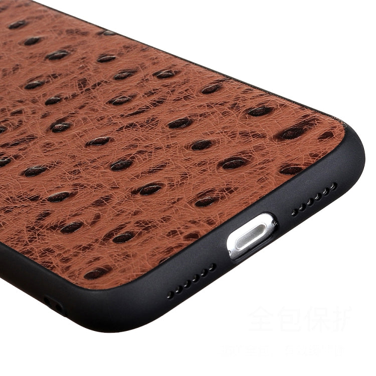 Ostrich Texture Genuine Leather Protective Case