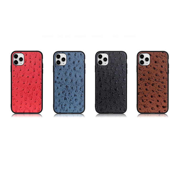 Ostrich Texture Genuine Leather Protective Case
