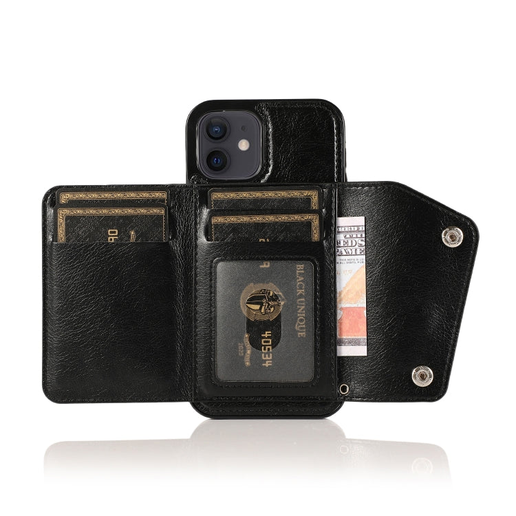 Shockproof PU + TPU Leather Case with Card Slots & Holder & Photo Frame & Wallet & Lanyard, For iPhone 12 mini, For iPhone 12 / 12 Pro, For iPhone 12 Pro Max