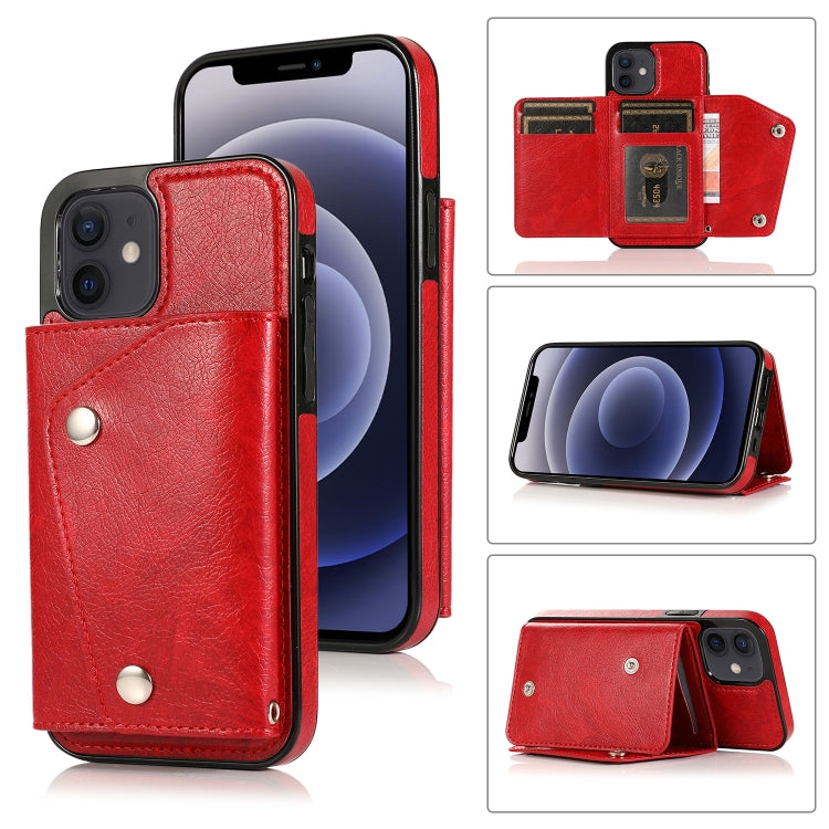 Shockproof PU + TPU Leather Case with Card Slots & Holder & Photo Frame & Wallet & Lanyard, For iPhone 12 mini, For iPhone 12 / 12 Pro, For iPhone 12 Pro Max