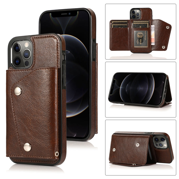 Shockproof PU + TPU Leather Case with Card Slots & Holder & Photo Frame & Wallet & Lanyard, For iPhone 12 mini, For iPhone 12 / 12 Pro, For iPhone 12 Pro Max