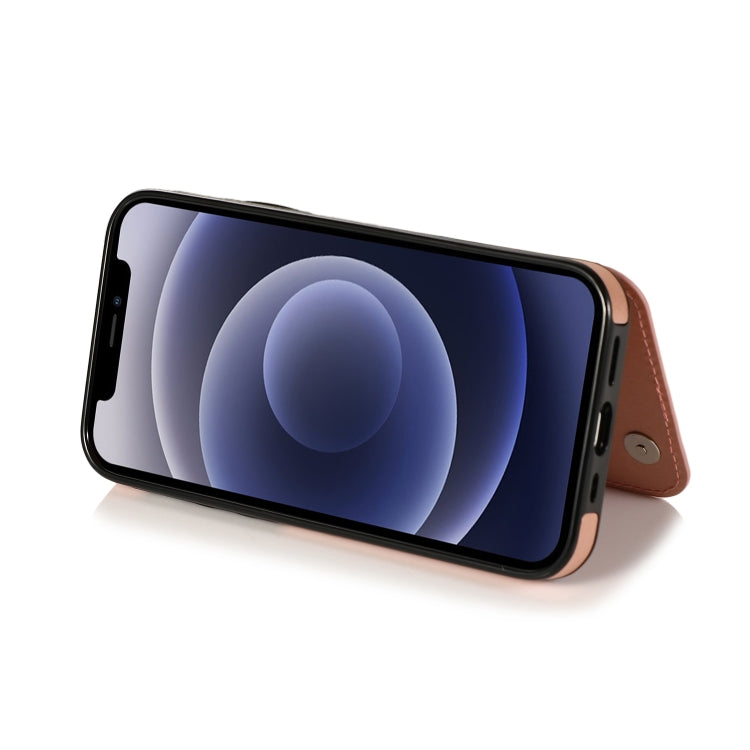 Double Buckle Mandala Pattern PU+TPU Protective Case with Card Slots & Holder & Photo Frame, For iPhone 12 mini, For iPhone 12 / 12 Pro, For iPhone 12 Pro Max