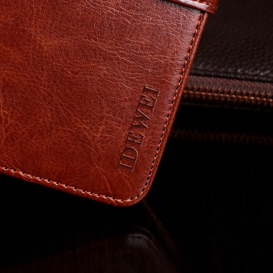 idewei iPhone 12 Pro leather wallet case showing card slot compartments