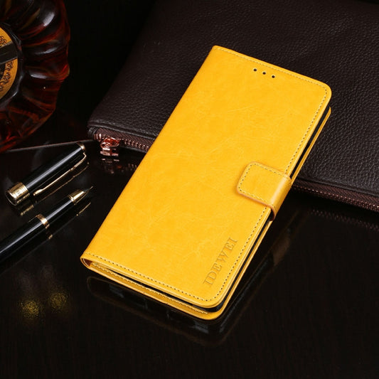 idewei leather iPhone 12 mini case detail shot of texture and stitching craftsmanship