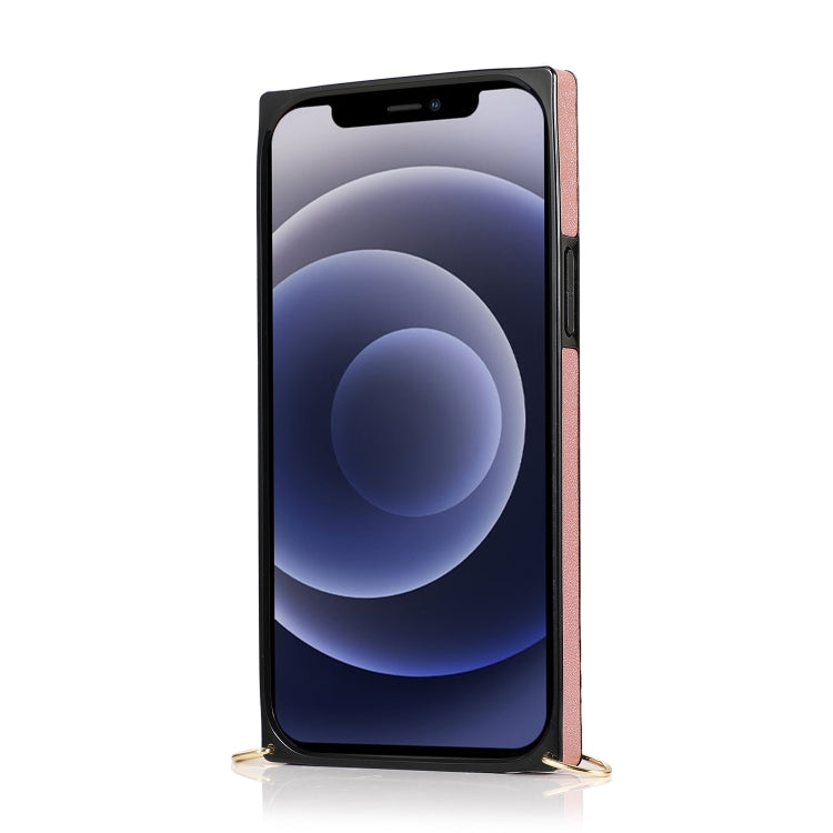 PU+TPU Shockproof Protective Case with Crossbody Lanyard & Holder & Card Slot & Wrist Strap