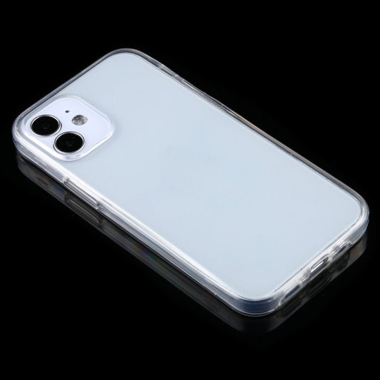 Galaxy Note20 Ultra see-through protective case lay flat on surface demonstrating thinness