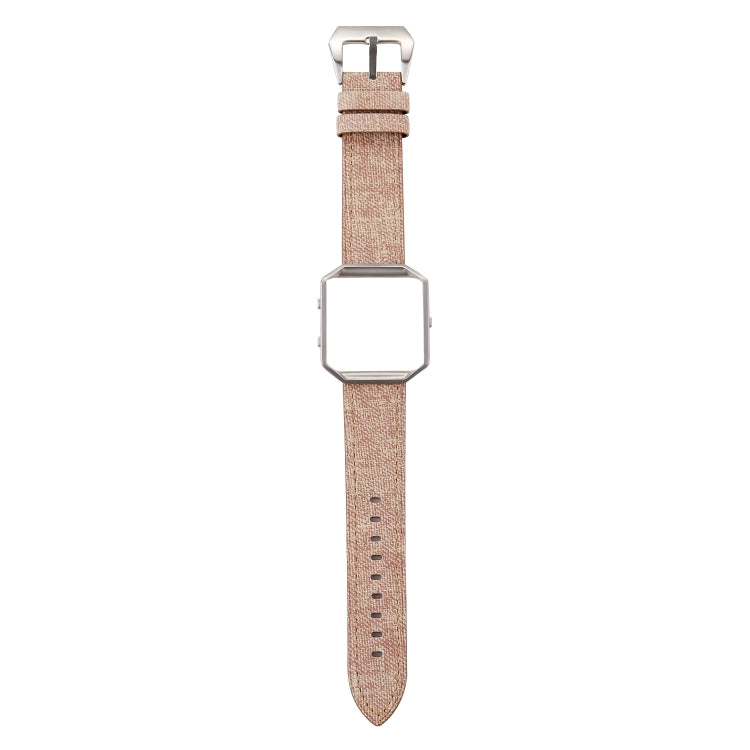 For Fitbit Blaze Cowboy Texture Genuine Leather Replacement Strap Watchband, For Fitbit Blaze