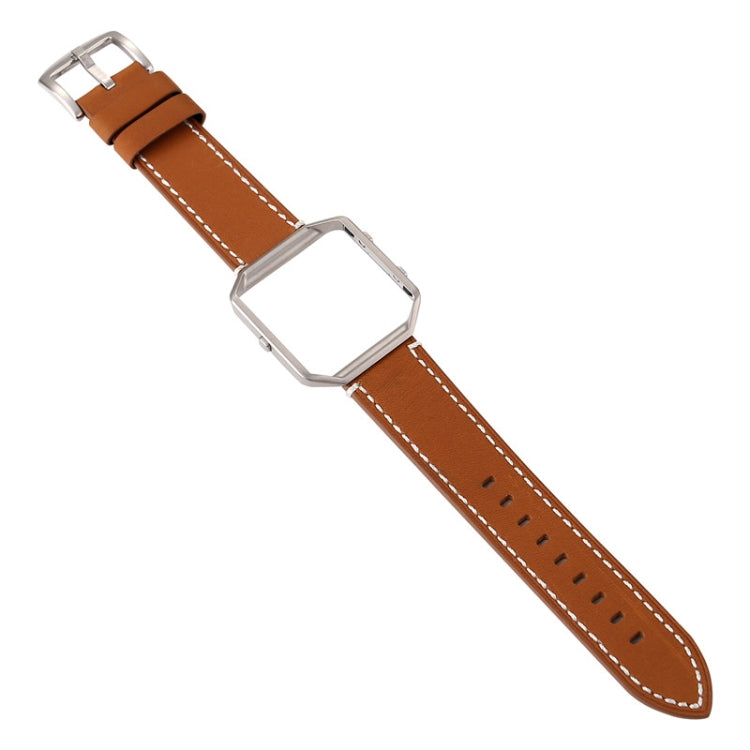 For Fitbit Blaze Calf Leather Replacement Strap Watchband