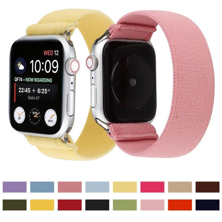 Solid Color Silicone Replacement Strap Watchband, For Apple Watch Series 7  41mm / & 6 & SE & 5 & 4 40mm