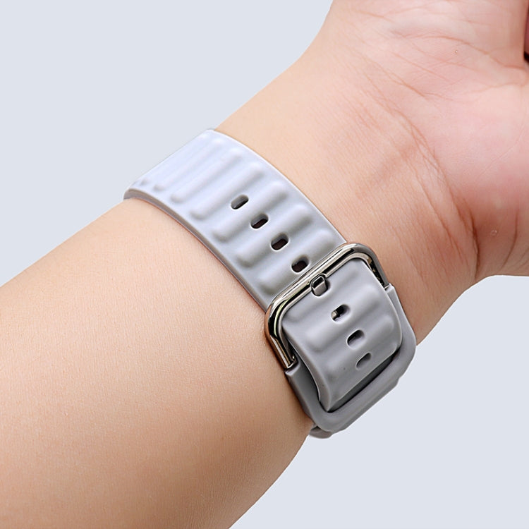 Silicone Replacement Strap Watchband, For Apple Watch Ultra 49mm / Series 8&7 45mm / SE 2&6&SE&5&4 44mm / 3&2&1 42mm, For Apple Watch Series 8&7 41mm / SE 2&6&SE&5&4 40mm / 3&2&1 38mm