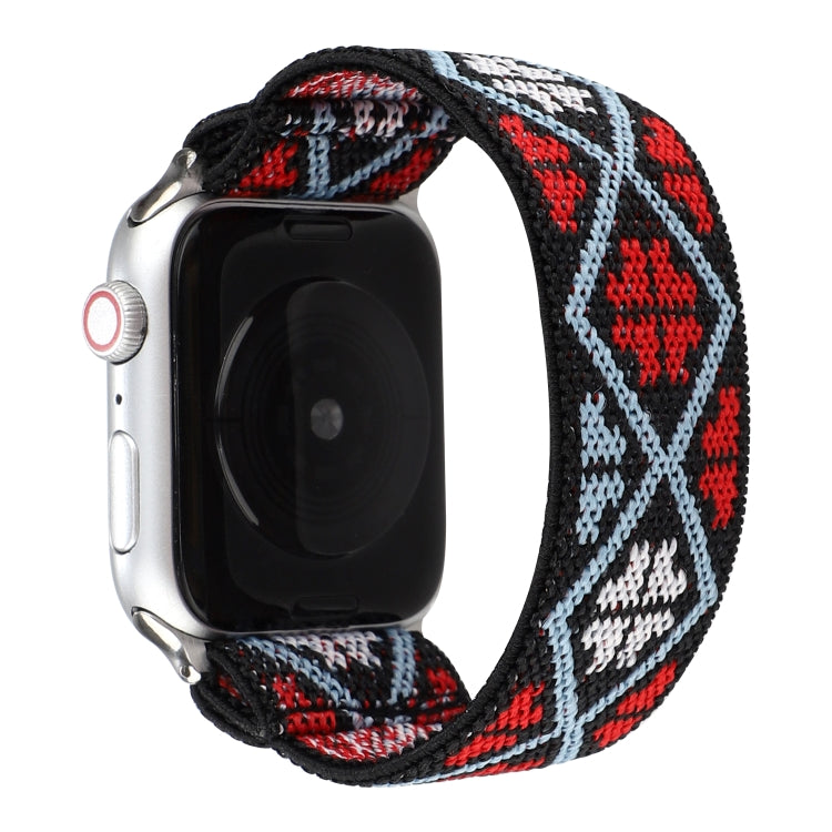 Nylon Replacement Strap Watchband, For Apple Watch Series 7  41mm / & 6 & SE & 5 & 4 40mm