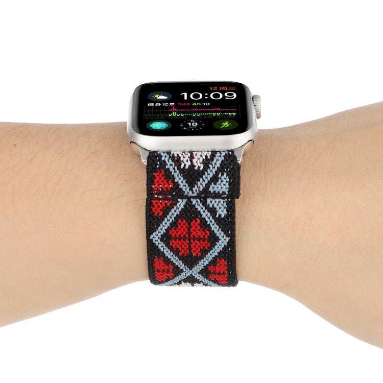 Nylon Replacement Strap Watchband, For Apple Watch Series 7  41mm / & 6 & SE & 5 & 4 40mm