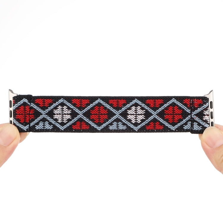 Nylon Replacement Strap Watchband, For Apple Watch Series 7  41mm / & 6 & SE & 5 & 4 40mm