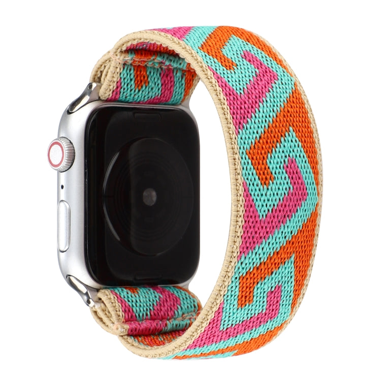 Nylon Replacement Strap Watchband, For Apple Watch Series 7  41mm / & 6 & SE & 5 & 4 40mm