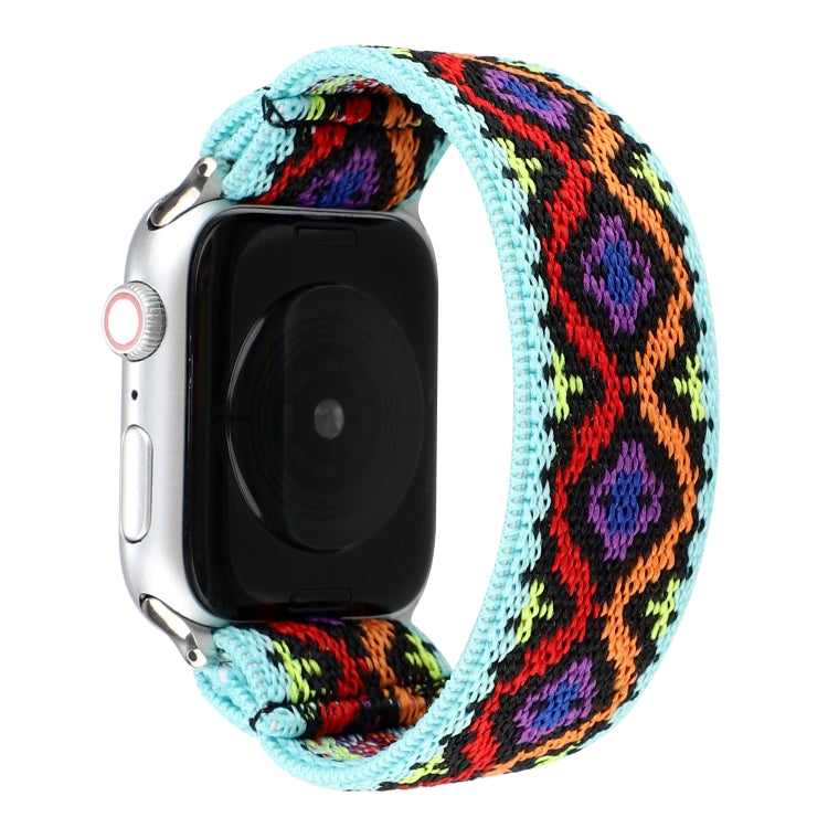Nylon Replacement Strap Watchband, For Apple Watch Series 7  41mm / & 6 & SE & 5 & 4 40mm