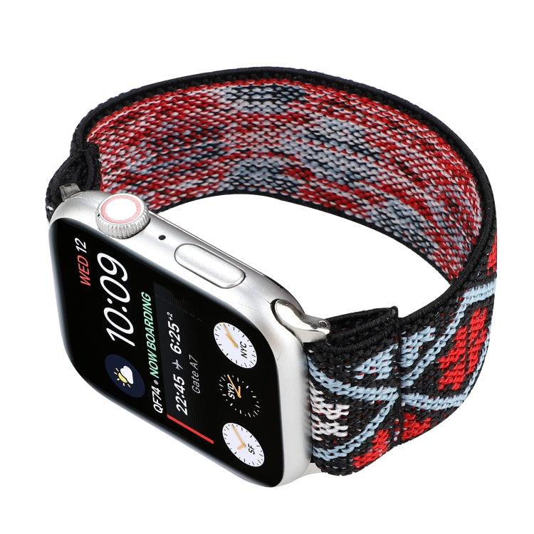 Nylon Replacement Strap Watchband, For Apple Watch Series  7  45mm / & 6 & SE & 5 & 4 44mm