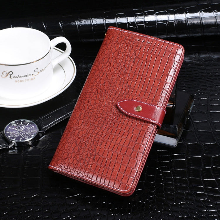 idewei Crocodile Texture Horizontal Flip Leather Case with Holder & Card Slots & Wallet