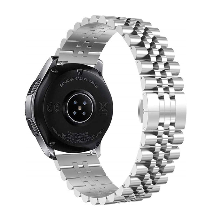 Five Beads Steel Replacement Strap Watchband, 20mm For Samsung Galaxy Watch 3 41mm, 22mm For Samsung Galaxy Watch 3 45mm, 20mm For Amazfit GTR 2 / Amazfit GTR 47mm, 22mm For Amazfit GTR 42mm