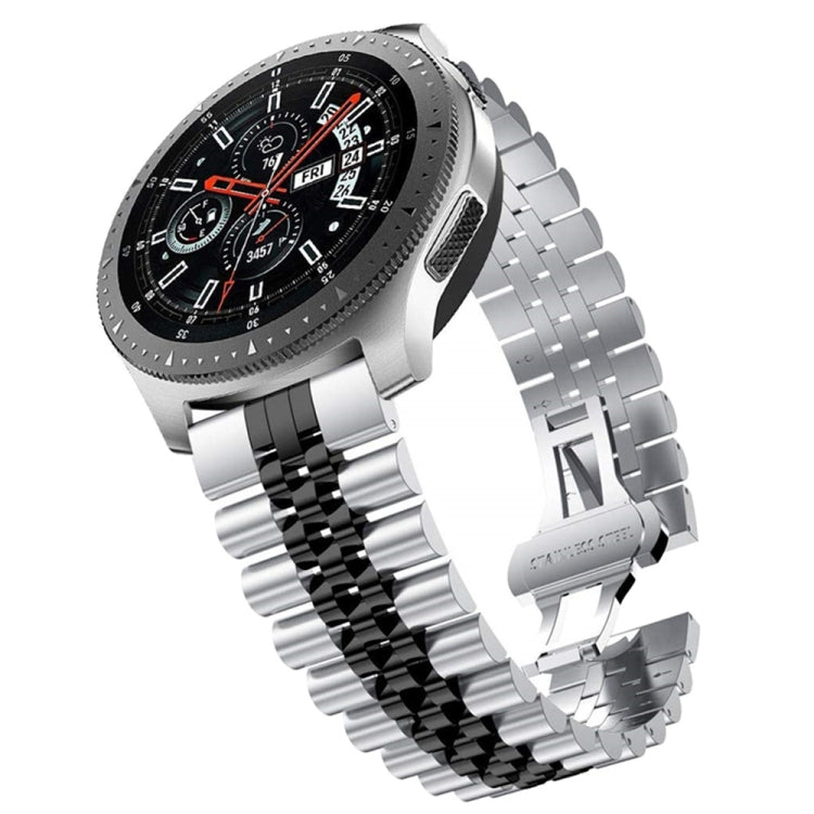 Five Beads Steel Replacement Strap Watchband, 20mm For Samsung Galaxy Watch 3 41mm, 22mm For Samsung Galaxy Watch 3 45mm, 20mm For Amazfit GTR 2 / Amazfit GTR 47mm, 22mm For Amazfit GTR 42mm