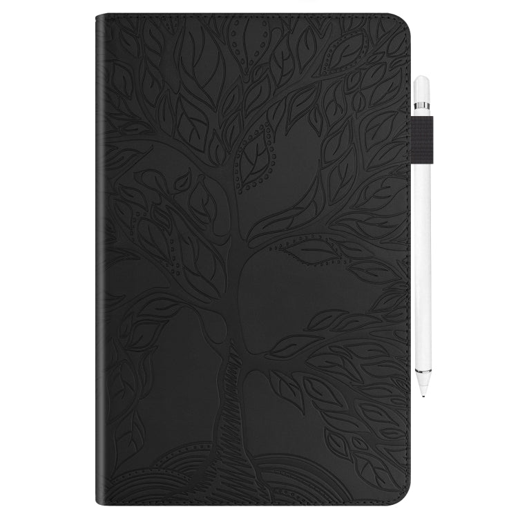Life Tree Series Horizontal Flip Leather Case with Holder & Card Slots & Pen Slot & Sleep / Wake-up Function