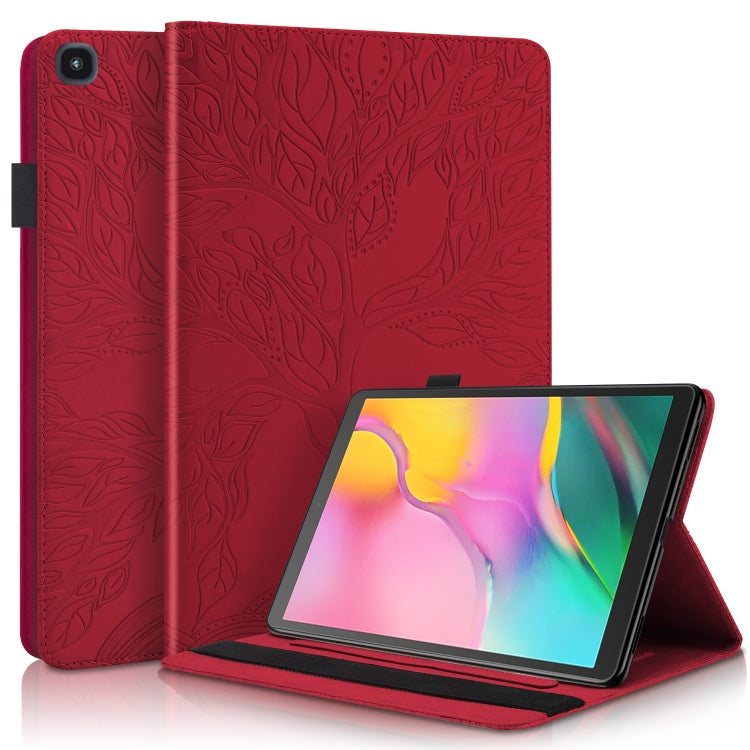 Life Tree Series Horizontal Flip Leather Case with Holder & Card Slots & Pen Slot, For Samsung Galaxy Tab A 10.1 (2019) T510/T515, For Samsung Galaxy Tab A 10.1 (2016) T580/T585, For Samsung Galaxy Tab A 10.5 T590, For Samsung Galaxy Tab S5e 10.5 T720
