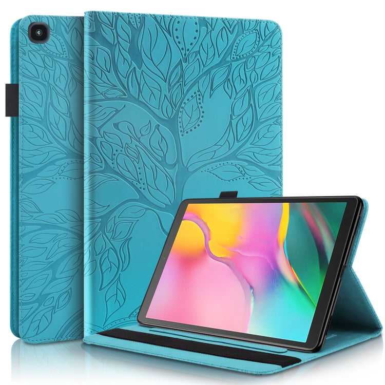 Life Tree Series Horizontal Flip Leather Case with Holder & Card Slots & Pen Slot, For Samsung Galaxy Tab A 10.1 (2019) T510/T515, For Samsung Galaxy Tab A 10.1 (2016) T580/T585, For Samsung Galaxy Tab A 10.5 T590, For Samsung Galaxy Tab S5e 10.5 T720