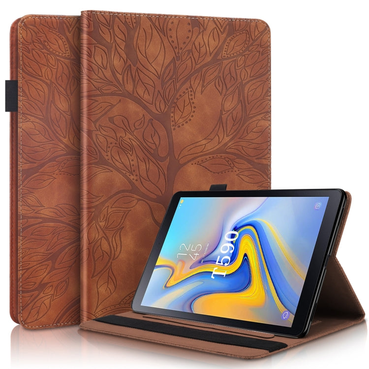 Life Tree Series Horizontal Flip Leather Case with Holder & Card Slots & Pen Slot, For Samsung Galaxy Tab A 10.1 (2019) T510/T515, For Samsung Galaxy Tab A 10.1 (2016) T580/T585, For Samsung Galaxy Tab A 10.5 T590, For Samsung Galaxy Tab S5e 10.5 T720