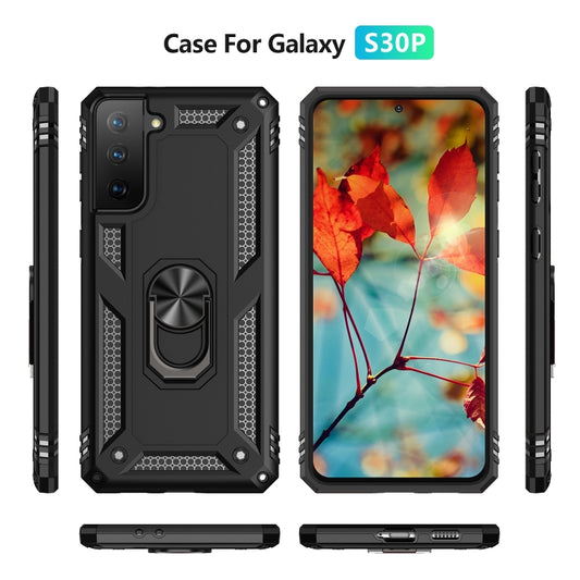 360-degree rotating holder mount on protective Samsung Galaxy S21+ 5G case