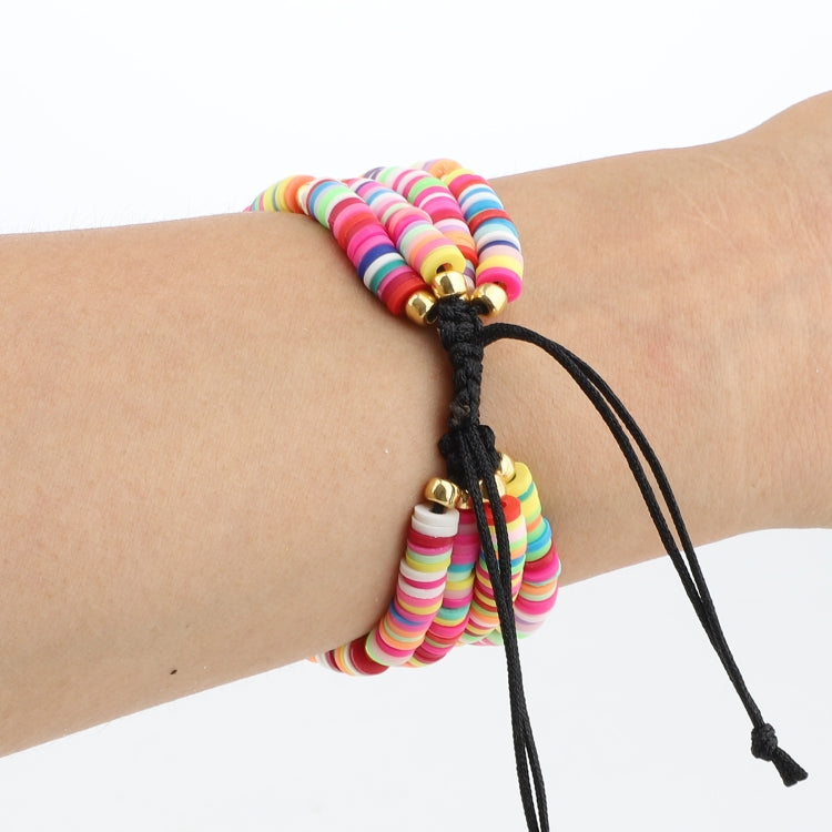 Bohemian Style Soft Ceramic Beaded Strap For Apple Series 6 & SE & 5 & 4 40mm / 3 & 2 & 1 38mm, For Apple Series 7 41mm / 6 & SE & 5 & 4 40mm / 3 & 2 & 1 38mm