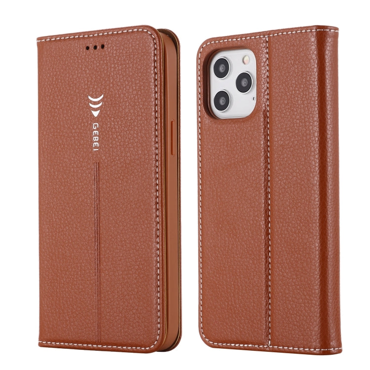 GEBEI PU+TPU Horizontal Flip Protective Case with Holder & Card Slots