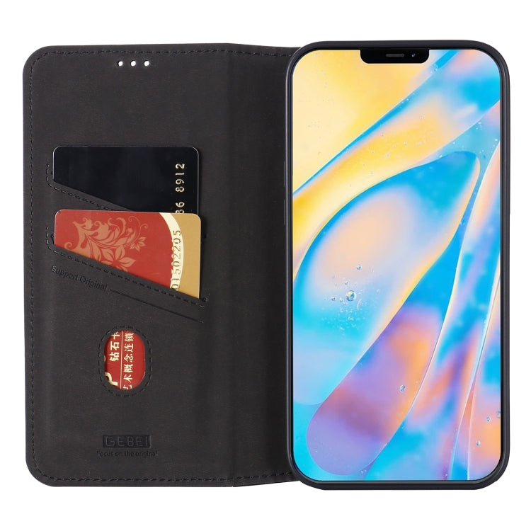 GEBEI PU+TPU Horizontal Flip Protective Case with Holder & Card Slots