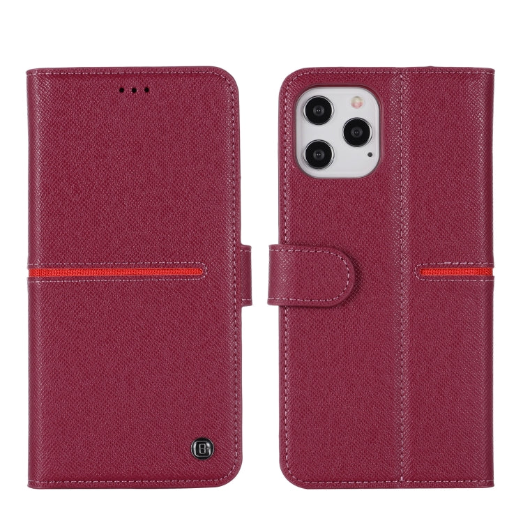 GEBEI Top-grain Leather Horizontal Flip Protective Case with Holder & Card Slots & Wallet & Photo Frame
