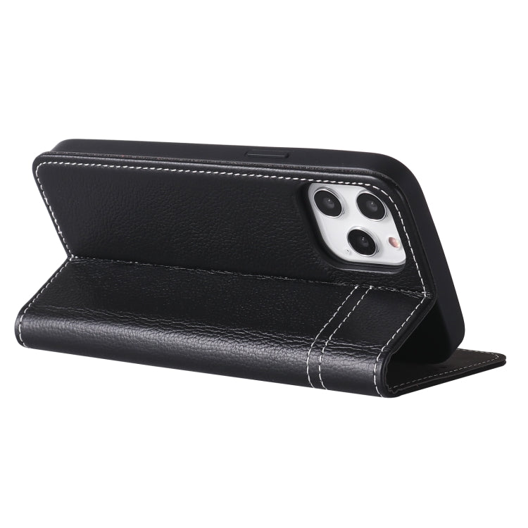 GEBEI Top-grain Leather Horizontal Flip Protective Case with Holder & Card Slots