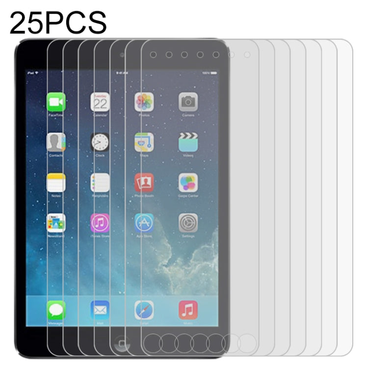 25 PCS Full Screen HD PET Screen Protector, For iPad 9.7 (2018) & (2017), For iPad mini 3 / 2 / 1, For iPad mini (2019) / 4, For iPad Pro 9.7 inch, For iPad Pro 10.5 inch, For iPad Air, For iPad Air 2, For iPad Pro 11 (2018)����������������������������...