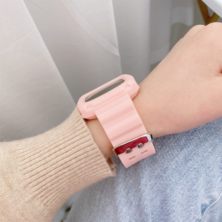 For Fitbit Versa 3 3D Silicone Integrated Replacement Strap Watchband