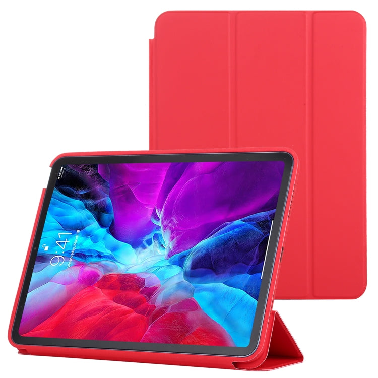 Étui en cuir intelligent à rabat horizontal 3 volets avec fonction veille/réveil et support, pour iPad Air 2022/2020 10.9