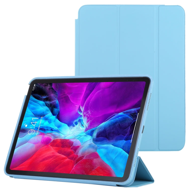 Étui en cuir intelligent à rabat horizontal 3 volets avec fonction veille/réveil et support, pour iPad Air 2022/2020 10.9