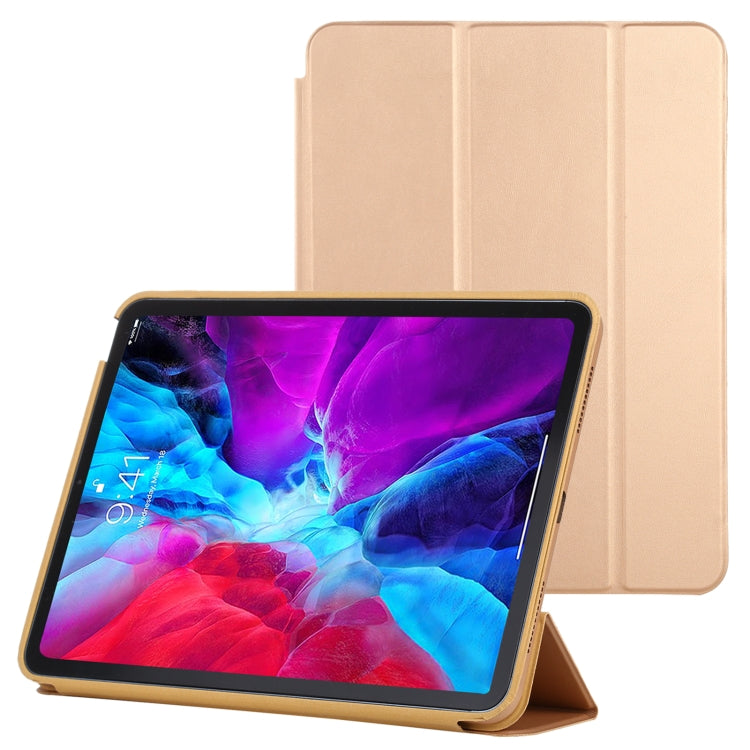 Étui en cuir intelligent à rabat horizontal 3 volets avec fonction veille/réveil et support, pour iPad Air 2022/2020 10.9